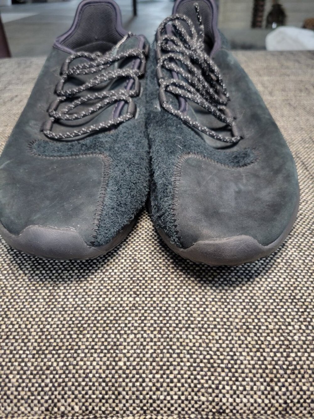 Adidas Tubular Shadow Black Suede Sneakers Men's 12.5 - Picture 2 of 16